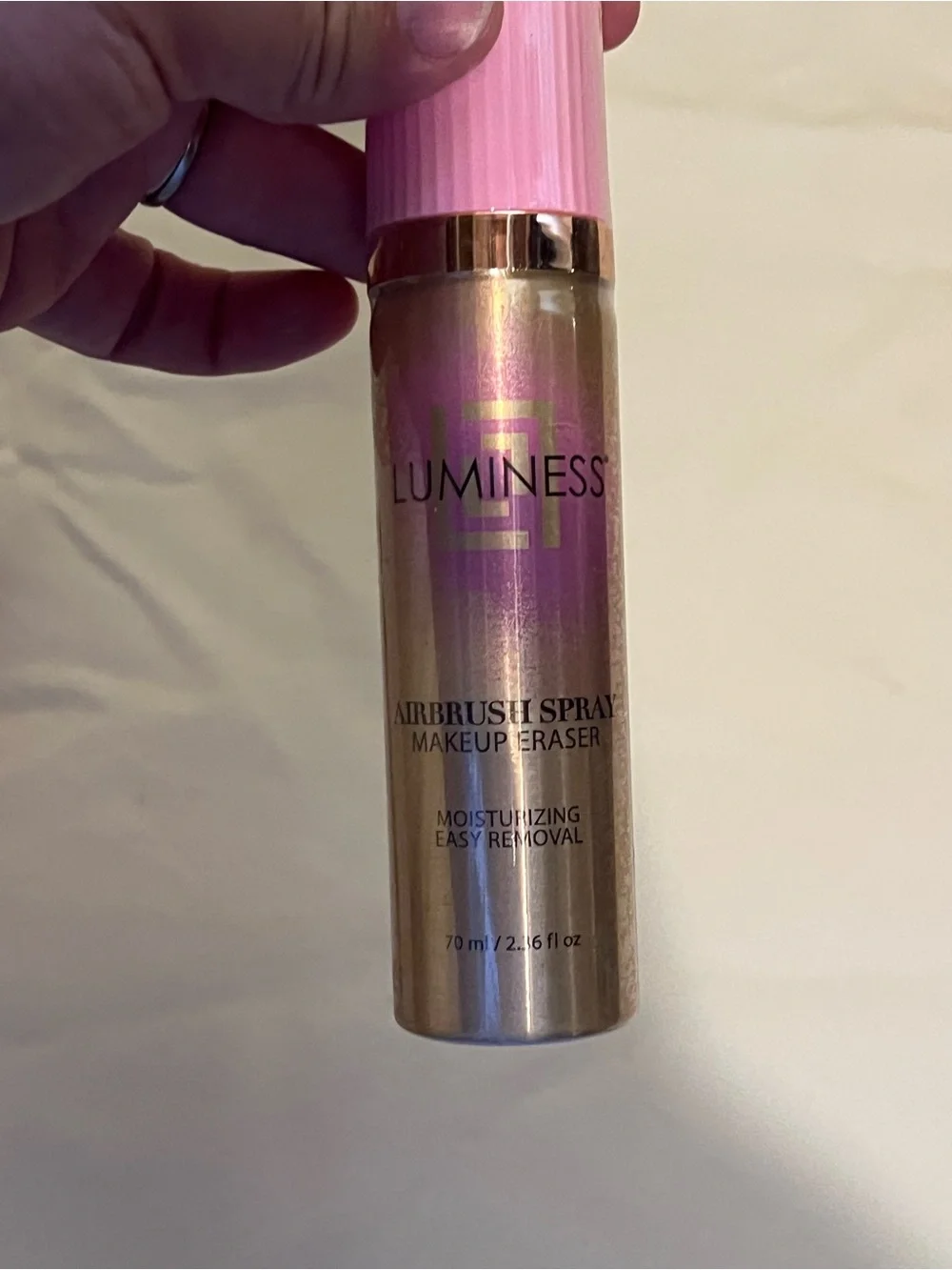 Luminess Rose Finishing Spray and Makeup Eraser Set
